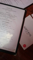 Kafe Kys menu